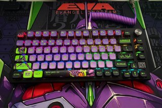 Teclado Epomaker 75% Evangelion