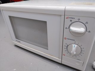 MICROONDAS BLANCO METÁLICO 1200W