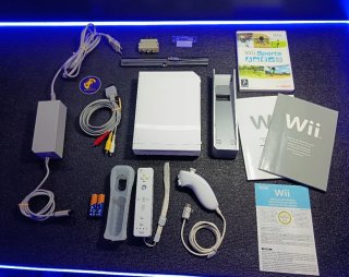 Nintendo Wii con Caja y Wii Sports