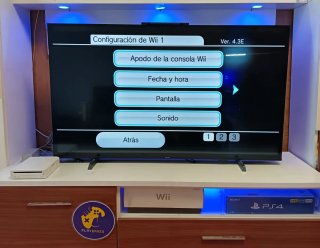 Nintendo Wii con Caja y Wii Sports