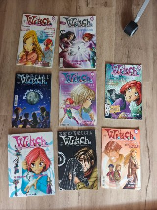 Lote revistas y libros Las WITCH. Hay más.