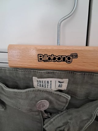 Pantalón cargo denim verde