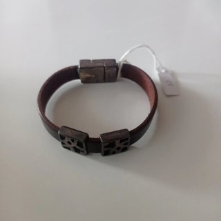Pulsera artesanal cuero