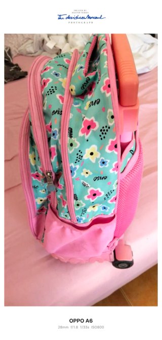 Mochila escolar floral Enso