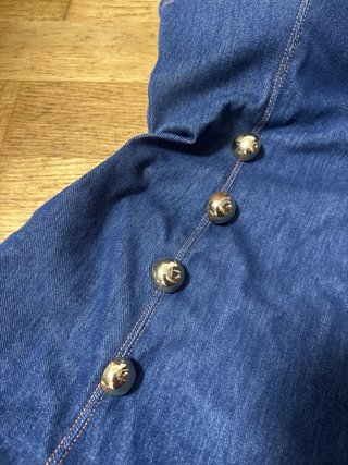 Bañador azul estilo tejano