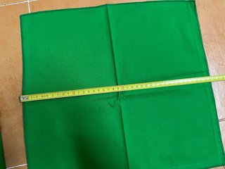 Juego mantel y servilletas verde