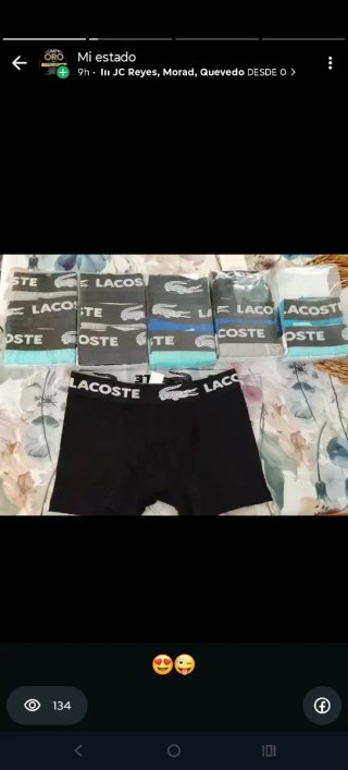 Calzoncillos Lacoste ,todas la tallas