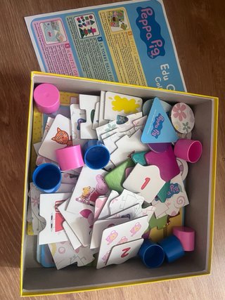 Lote 4 juegos educativos Disney y Peppa Pig