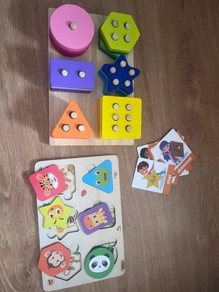 Lote 4 juegos educativos Disney y Peppa Pig
