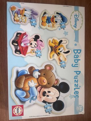 Lote 4 juegos educativos Disney y Peppa Pig