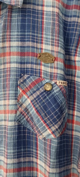 Camisa cuadros Pull and Bear M/38