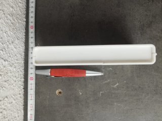 Bolígrafo Faber-Castell madera de raíz y plateado