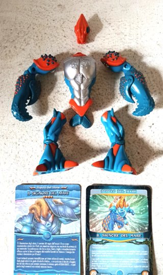 Gormiti Atomic Carrapax Magnético + 2 Cartas Gig