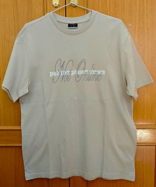 Camiseta Beige Manga Corta Hombre LEFTIES Talla L