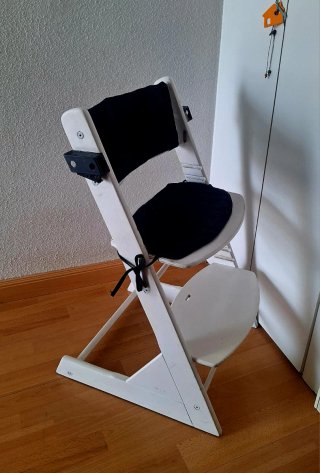 Silla evolutiva blanca