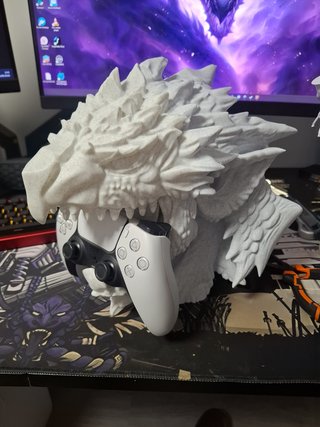 Pintable: Busto y soporte para mando Rathalos 25cm