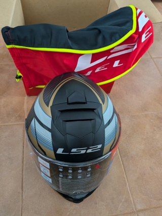 Casco LS2 FF800 Storm II + visor solar + Pinlock