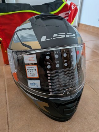 Casco LS2 FF800 Storm II + visor solar + Pinlock