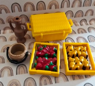 Playmobil Accesorios Cesta y Ánfora Marrón