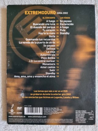 Extremoduro Gira 2002 DVD