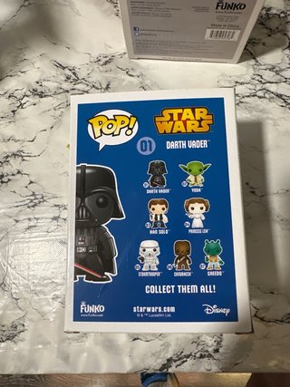 Funko Pop Darth Vader Cromo Metálico