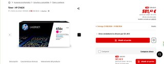 Tóner Original HP CF463XC Magenta (Alta Capacidad)