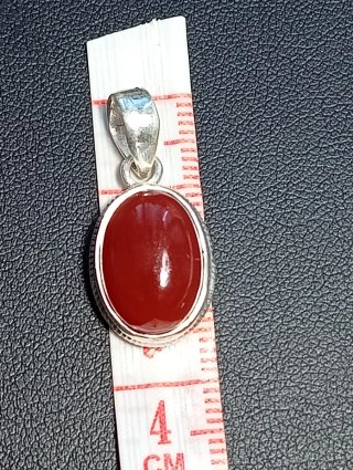 Colgante Plata Ley cornalina