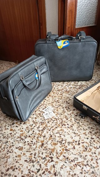 Juego 3 Maletas Vintage Malker Gris