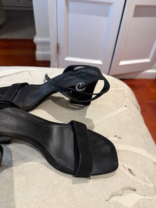 Sandalias Mango Negras Talla 39