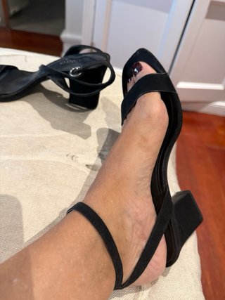 Sandalias Mango Negras Talla 39