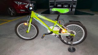 Bicicleta infantil verde CONOR Rocket