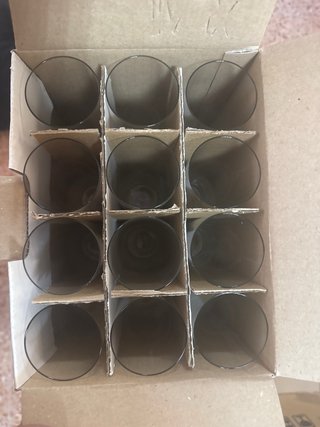 Pack 12 Vasos Tubo Alemanes
