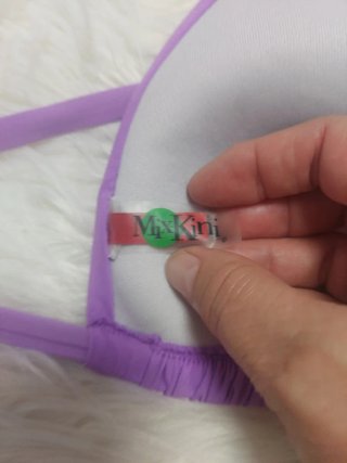 Top Bikini Lila Ajustable