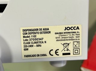 A ESTRENAR. Dispensador de agua JOCCA