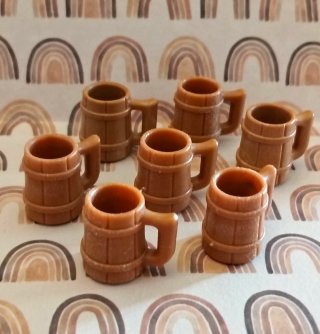 Playmobil Tazas Marrones (7 uds)