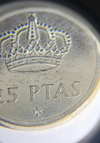 25 Ptas 1975 Juan Carlos I Rey de España