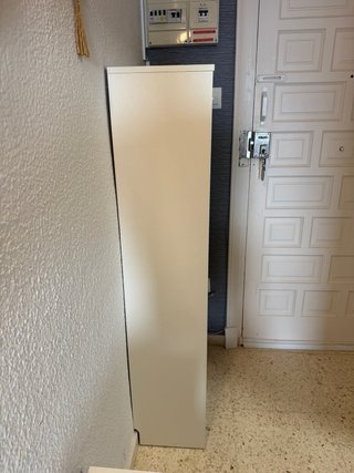 Zapatero IKEA BISSA blanco 3 compartimentos