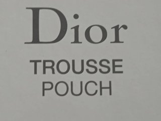 Beauty Dior pochette bianca e oro