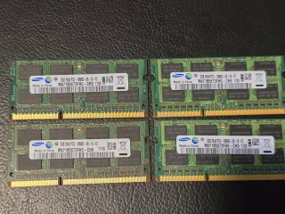 4x Samsung 2GB DDR3 PC3-10600S RAM