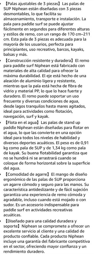Remo Paddle Surf Ajustable Negro