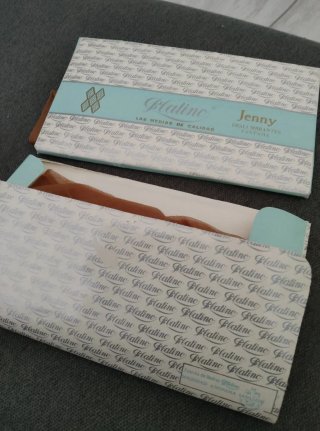 Lote 2 medias Platino Jenny Deslumbrantes vintage