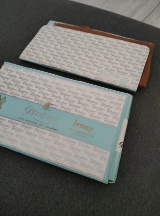 Lote 2 medias Platino Jenny Deslumbrantes vintage