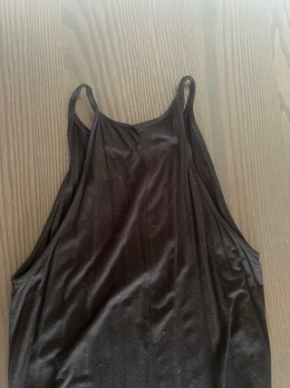 Vestido largo negro Stradivarius Talla M