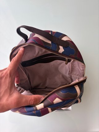Bolso Tous estampado azul y morado