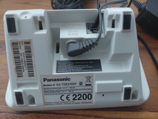 Teléfono Inalámbrico Panasonic KX-TGE210SP Blanco