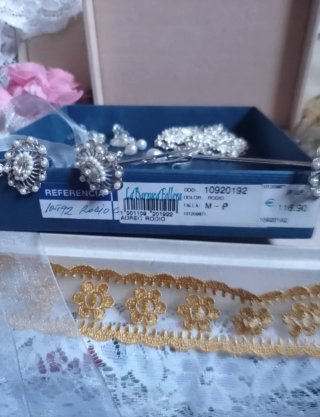 Aderezo Huertana / Fallera Plata y Perlas