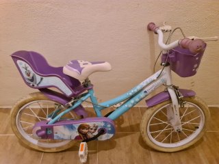 Bicicleta Frozen 16 niña