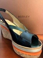 Sandalias Audley cuña corcho piel T.38