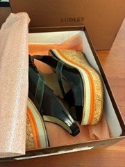 Sandalias Audley cuña corcho piel T.38