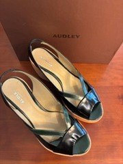 Sandalias Audley cuña corcho piel T.38
